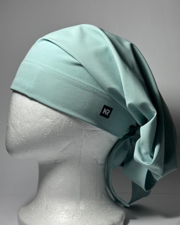 Agua marina Gorro Quirúrgico Liso - Dama